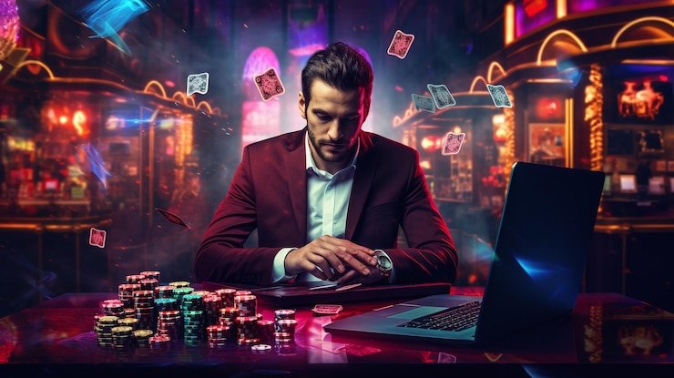 Pengguna membaca ketentuan cashback di ponsel